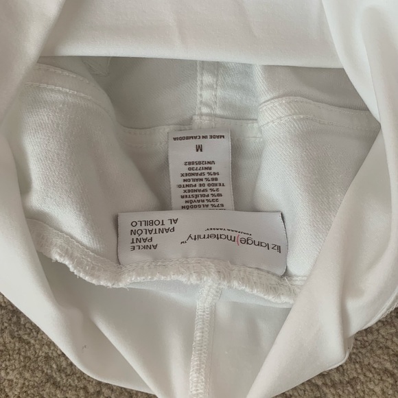 Liz Lange White Jeans - Picture 3 of 3